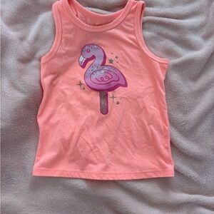 Cat & Jack Pink Flamingo Tank Top